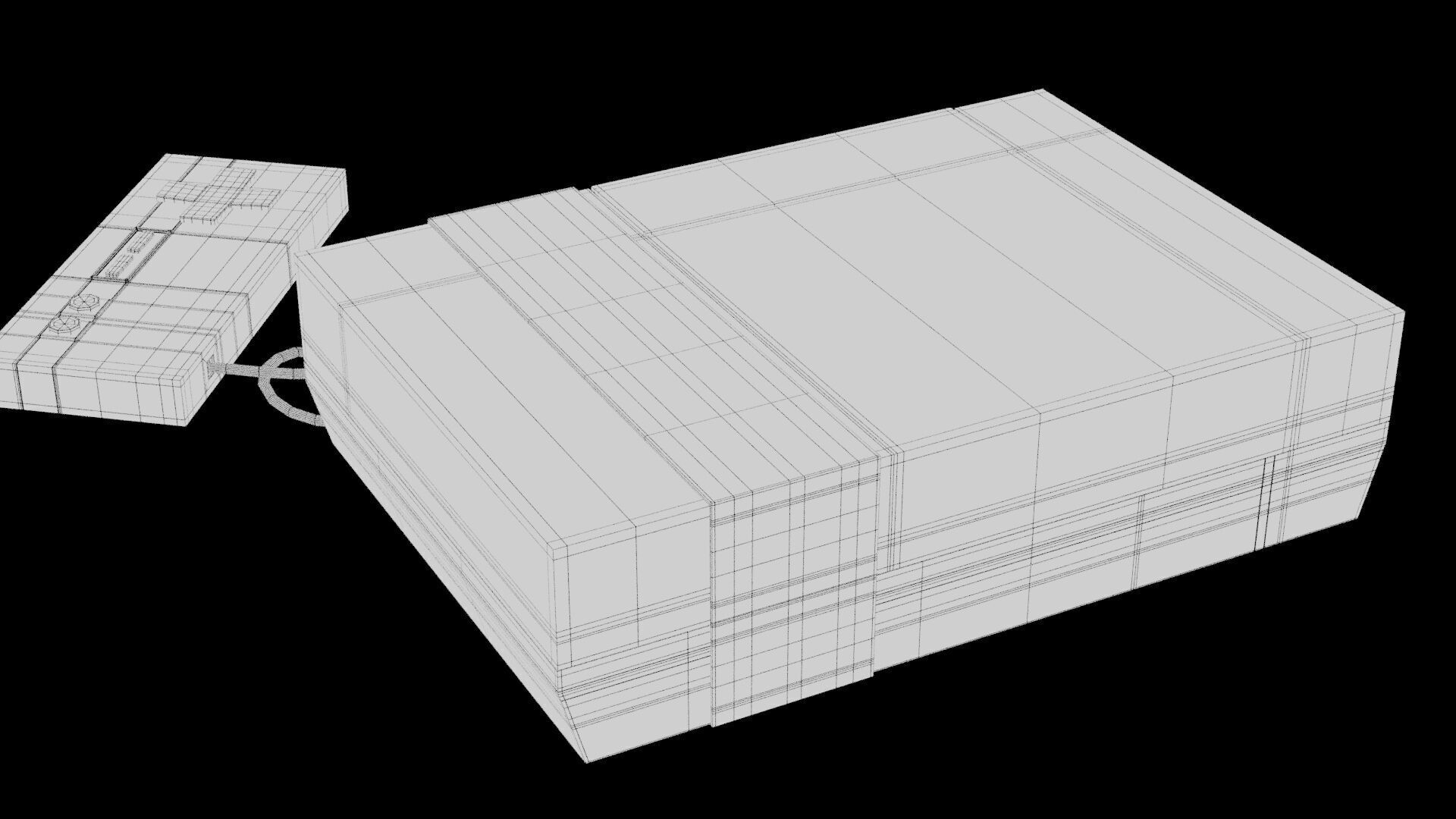 Nintendo NES Console Set  3D Model 3D model_7