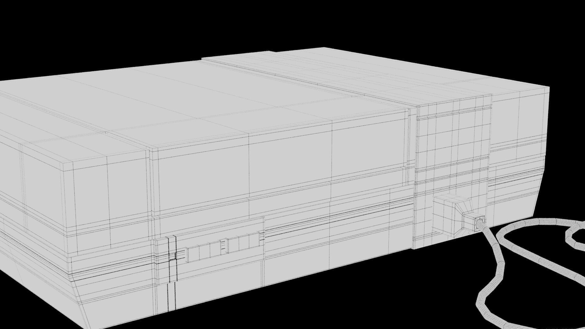 Nintendo NES Console Set  3D Model 3D model_8