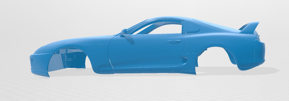 1997 Toyota Supra MK4 - Solid Body Car Model 3D print model_2