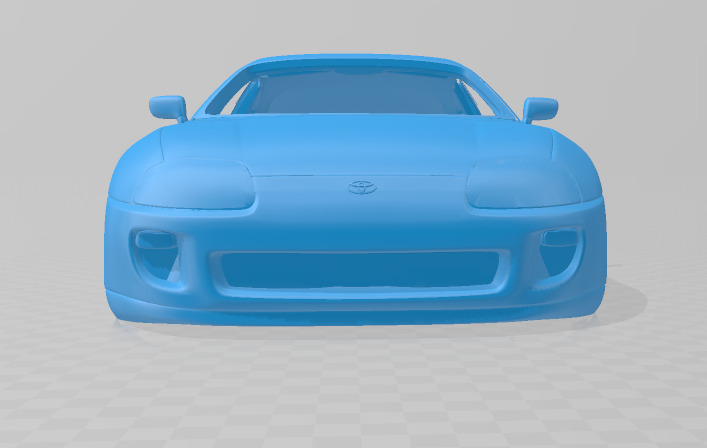 1997 Toyota Supra MK4 - Solid Body Car Model 3D print model_8