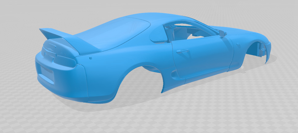 1997 Toyota Supra MK4 - Solid Body Car Model 3D print model_5