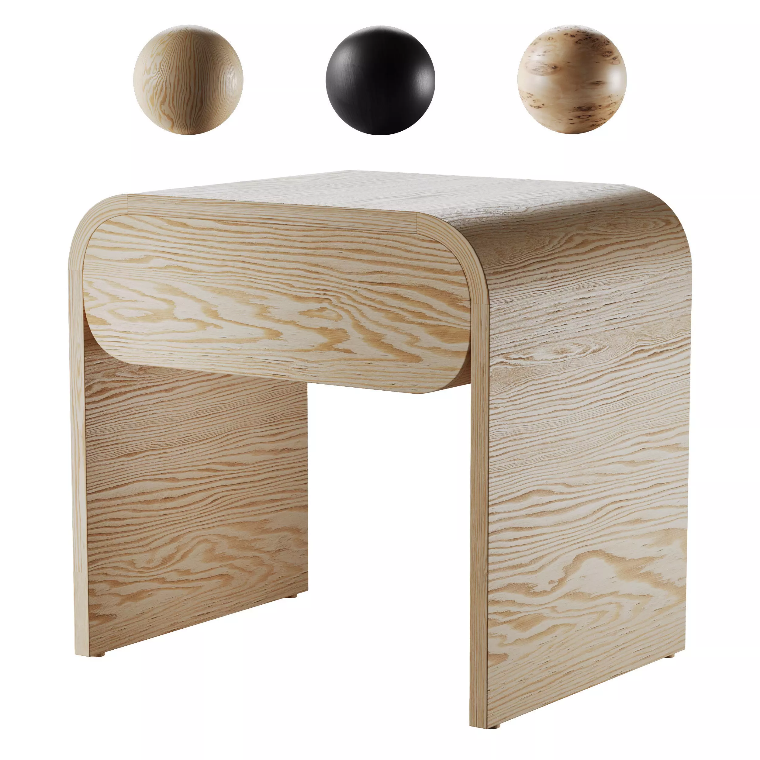 Orren Ellis Reavon 1 Nightstand 3D model