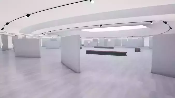  VR Art Gallery 17 baked