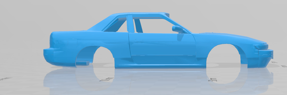 1988 - 1993 Nissan Silvia S13 - Body Car STL Model 3D print model_6