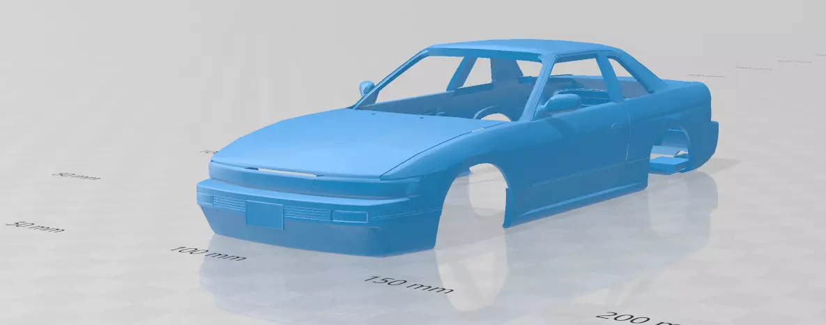 1988 - 1993 Nissan Silvia S13 - Body Car STL Model 3D print model_0