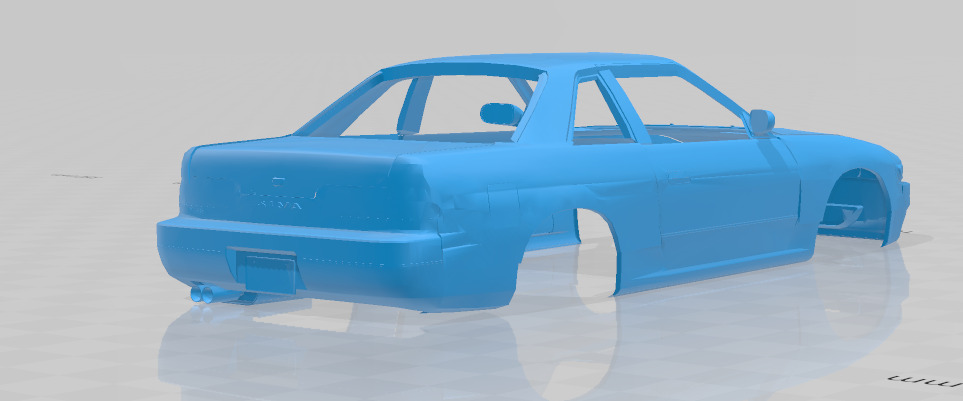 1988 - 1993 Nissan Silvia S13 - Body Car STL Model 3D print model_5