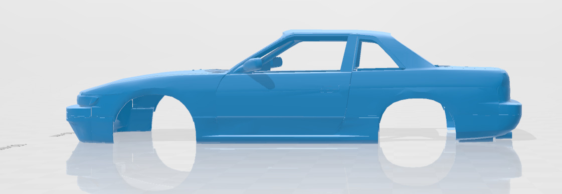 1988 - 1993 Nissan Silvia S13 - Body Car STL Model 3D print model_1