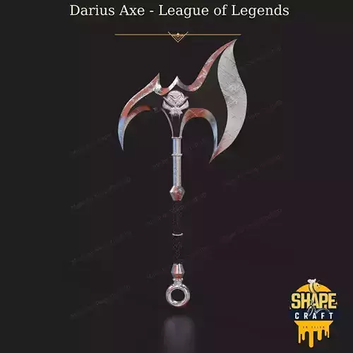League of Legends Darius Axe STL File