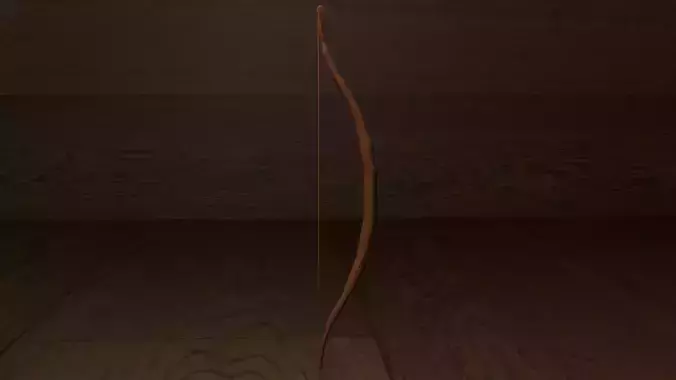 War Bow Game Ready Low Poly 3D Model FREE Free low-poly 3D model