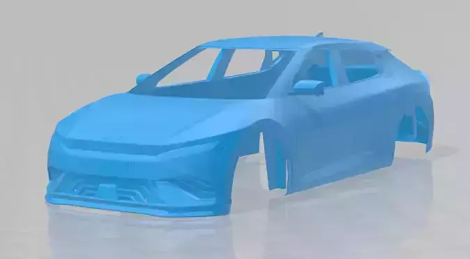 Kia EV6 GT Line 2025 - Body Car STL Model 3D print model