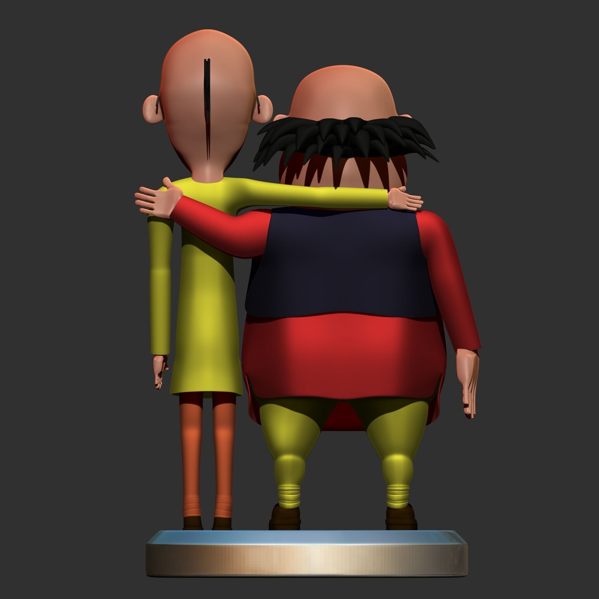 Motu Patlu Inspired Characters 3D Print Read 3D print model_3