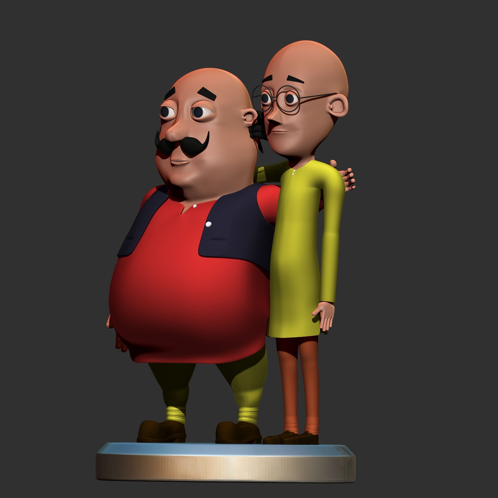 Motu Patlu Inspired Characters 3D Print Read 3D print model_2