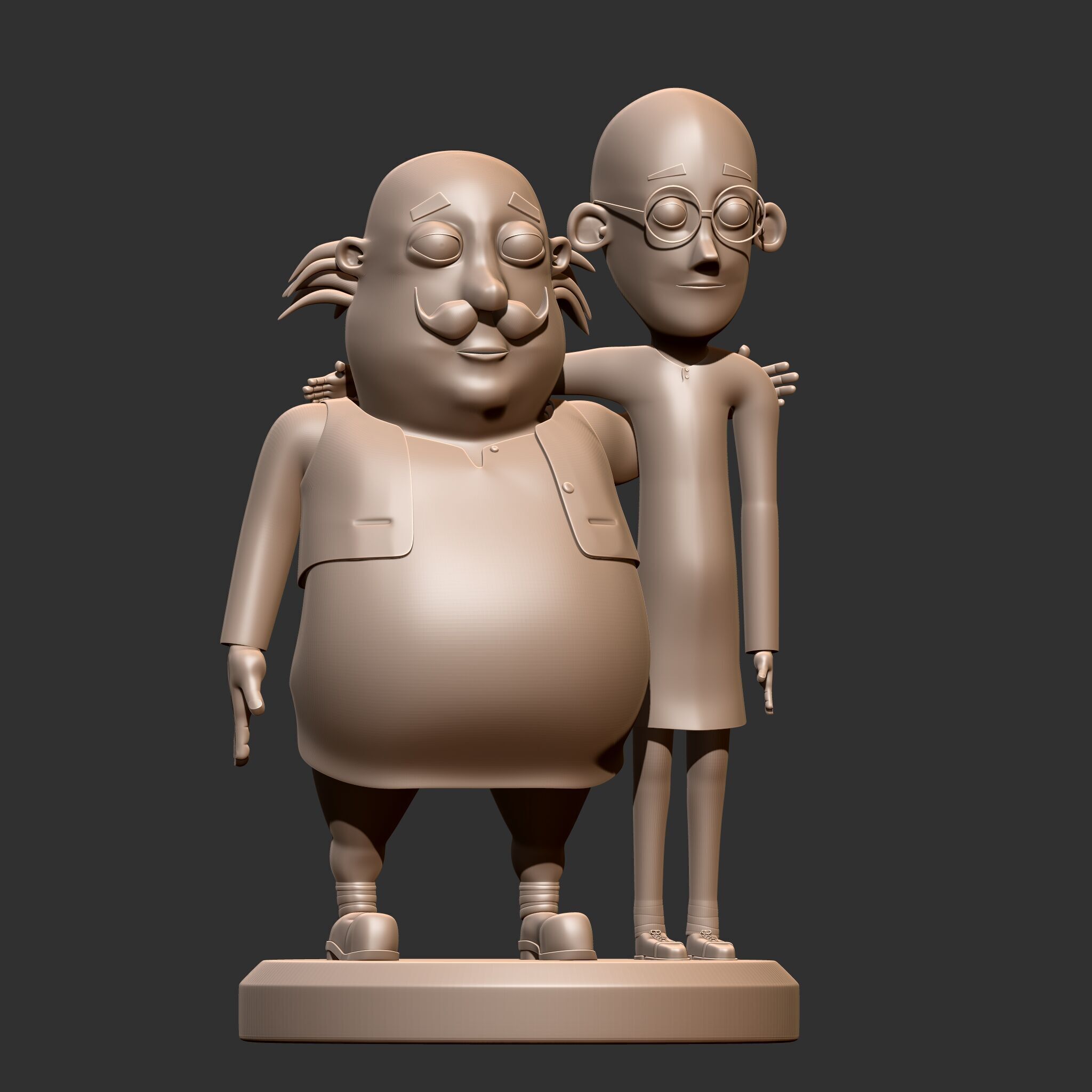 Motu Patlu Inspired Characters 3D Print Read 3D print model_5