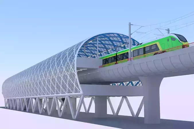 Station with Stadler Flirt IV