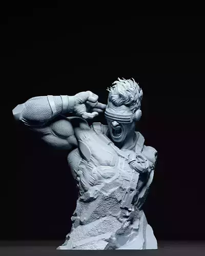 Cyclops Ciclope Xmen Bust - STL