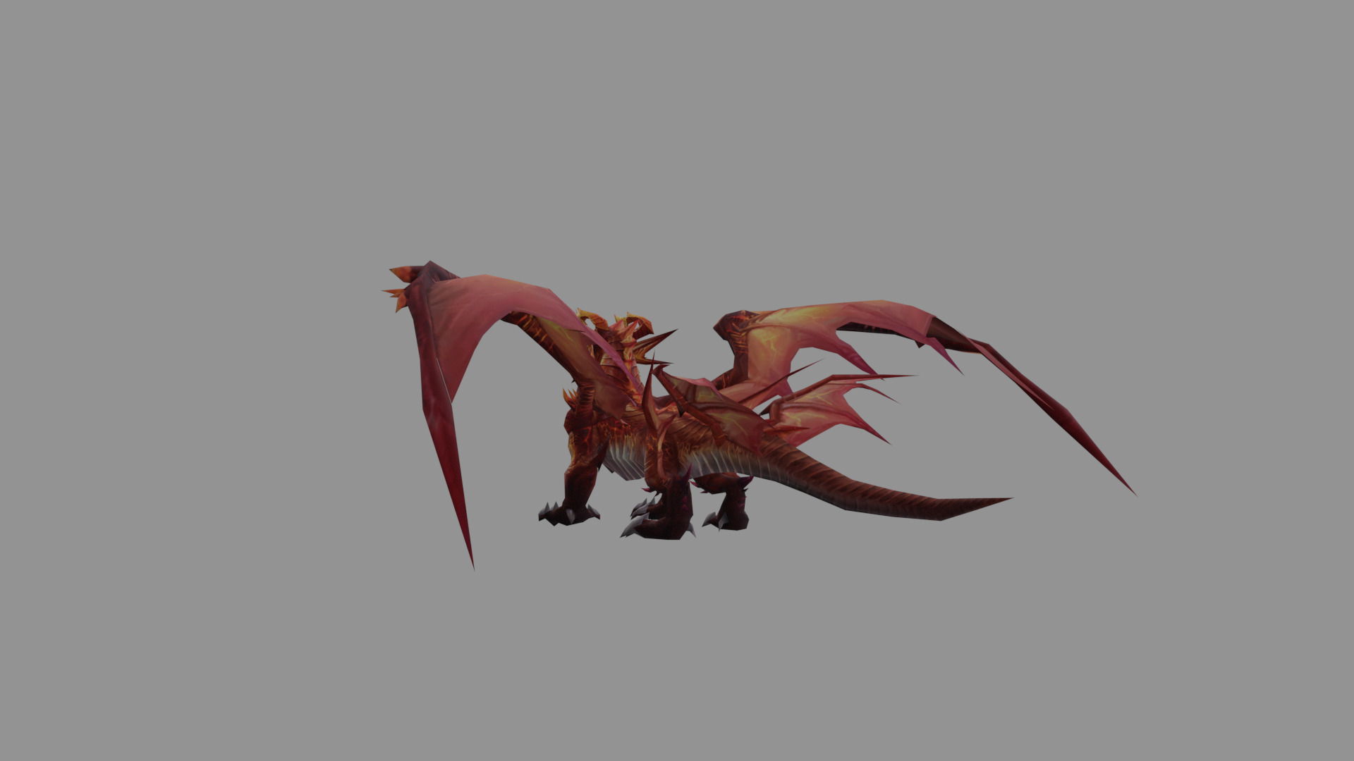FlamiesDrak Fantasy Low Poly Low-poly 3D model_5
