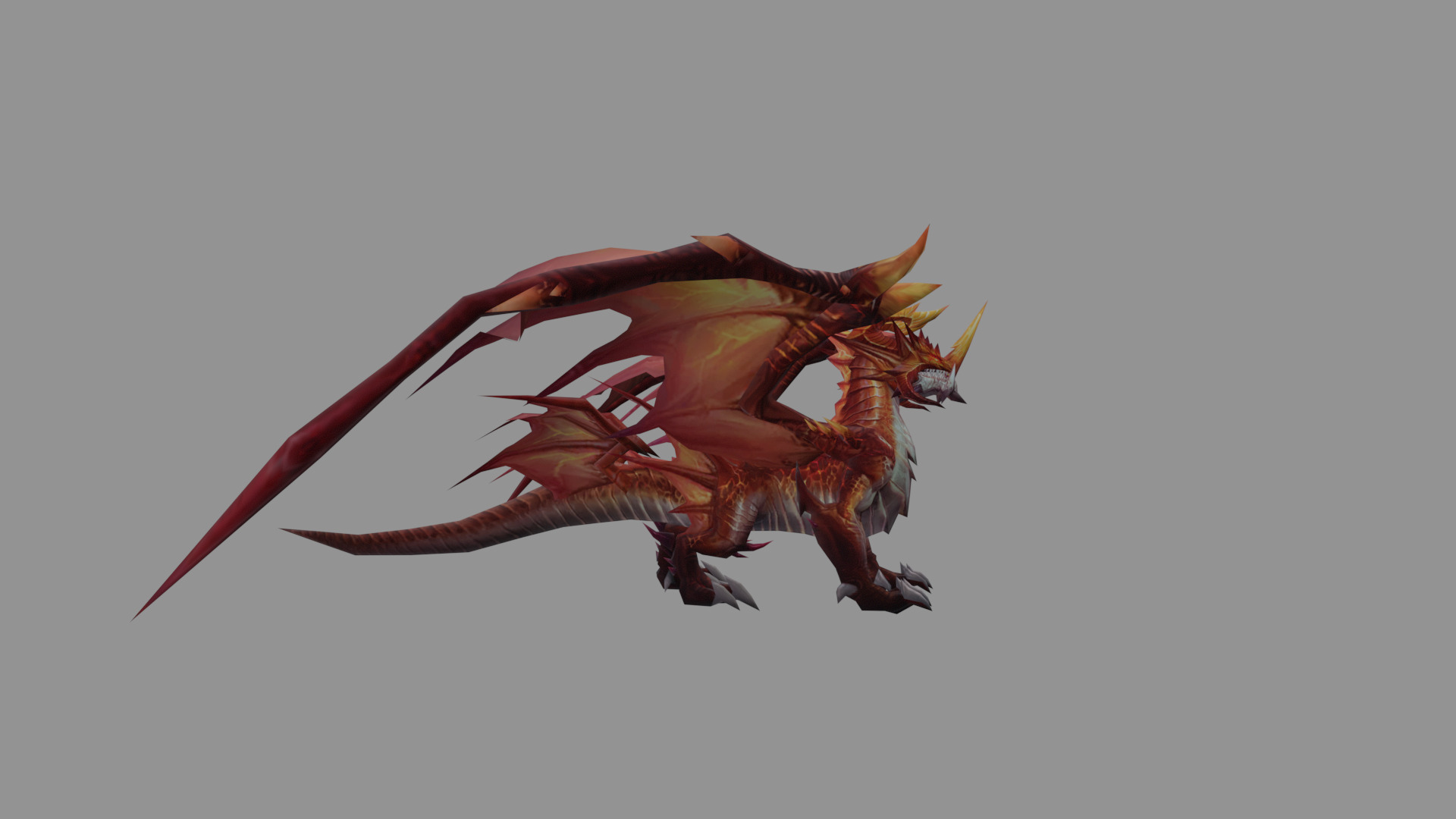 FlamiesDrak Fantasy Low Poly Low-poly 3D model_2