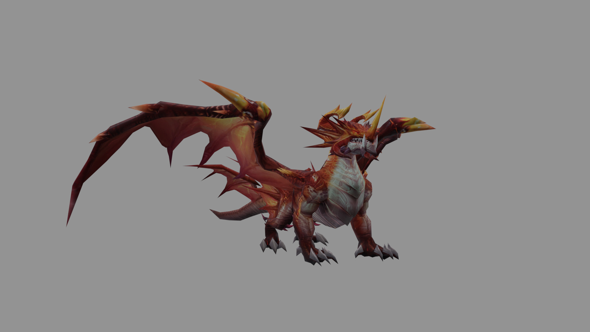 FlamiesDrak Fantasy Low Poly Low-poly 3D model_1