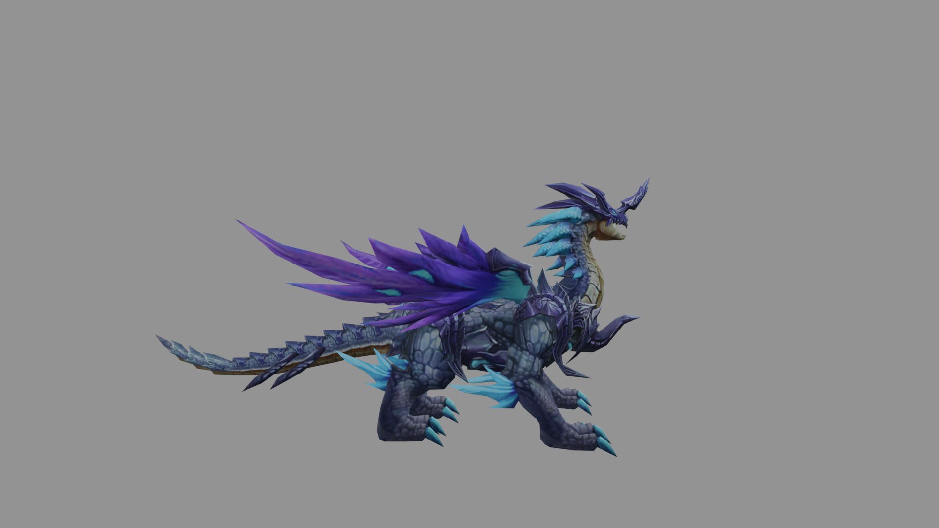 DrakPurple Fantasy Low Poly Low-poly 3D model_2