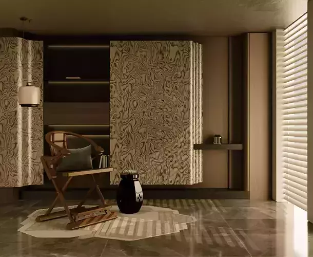 Middle ancient style living room