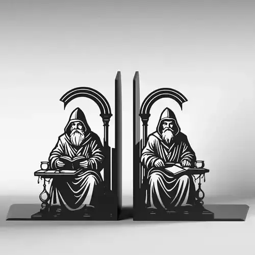 The Alchemists Bookends 3D print model
