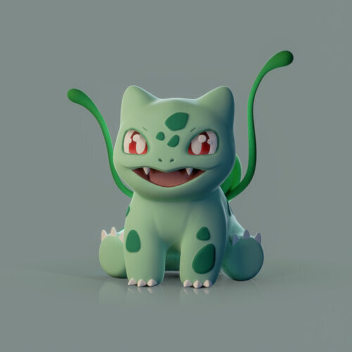 Bulbasaur Figure 3D print model