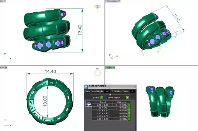 Serpenti Viper Pendant Necklace 3d print 
