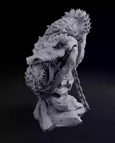 Killer Croc Bust - STL