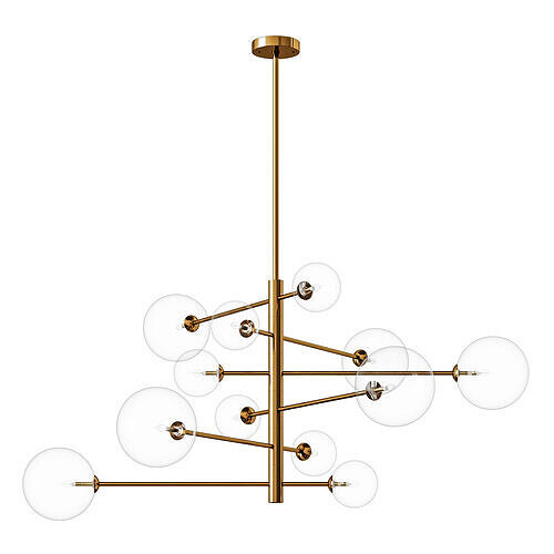 Chandelier Argento L 3D model