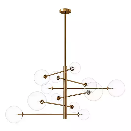 Chandelier Argento L