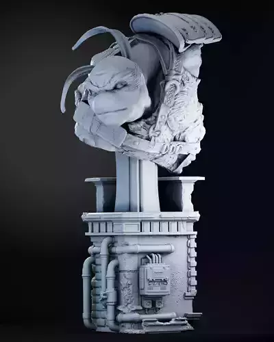 Leo TMNT Tortuga Ninja - STL