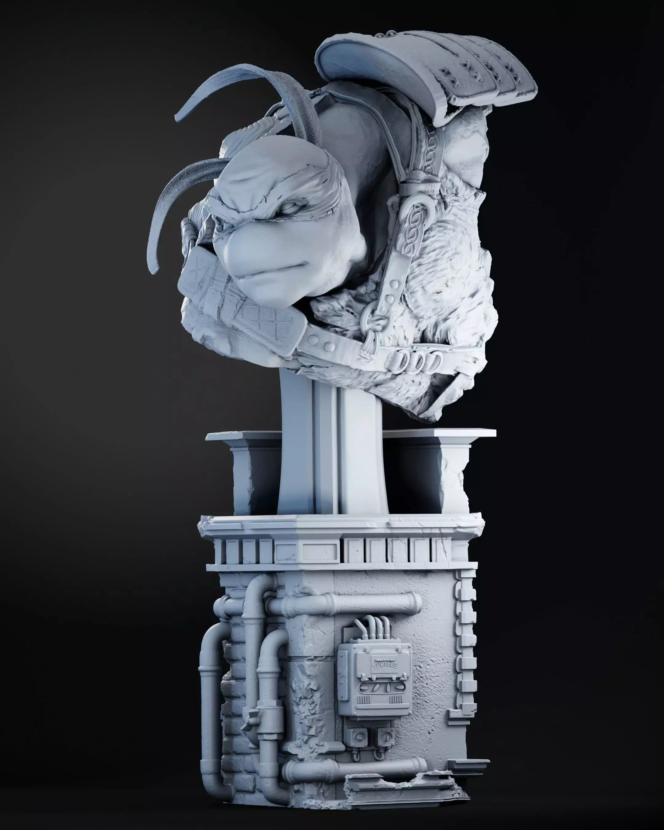 Leo TMNT Tortuga Ninja - STL 3D print model_0