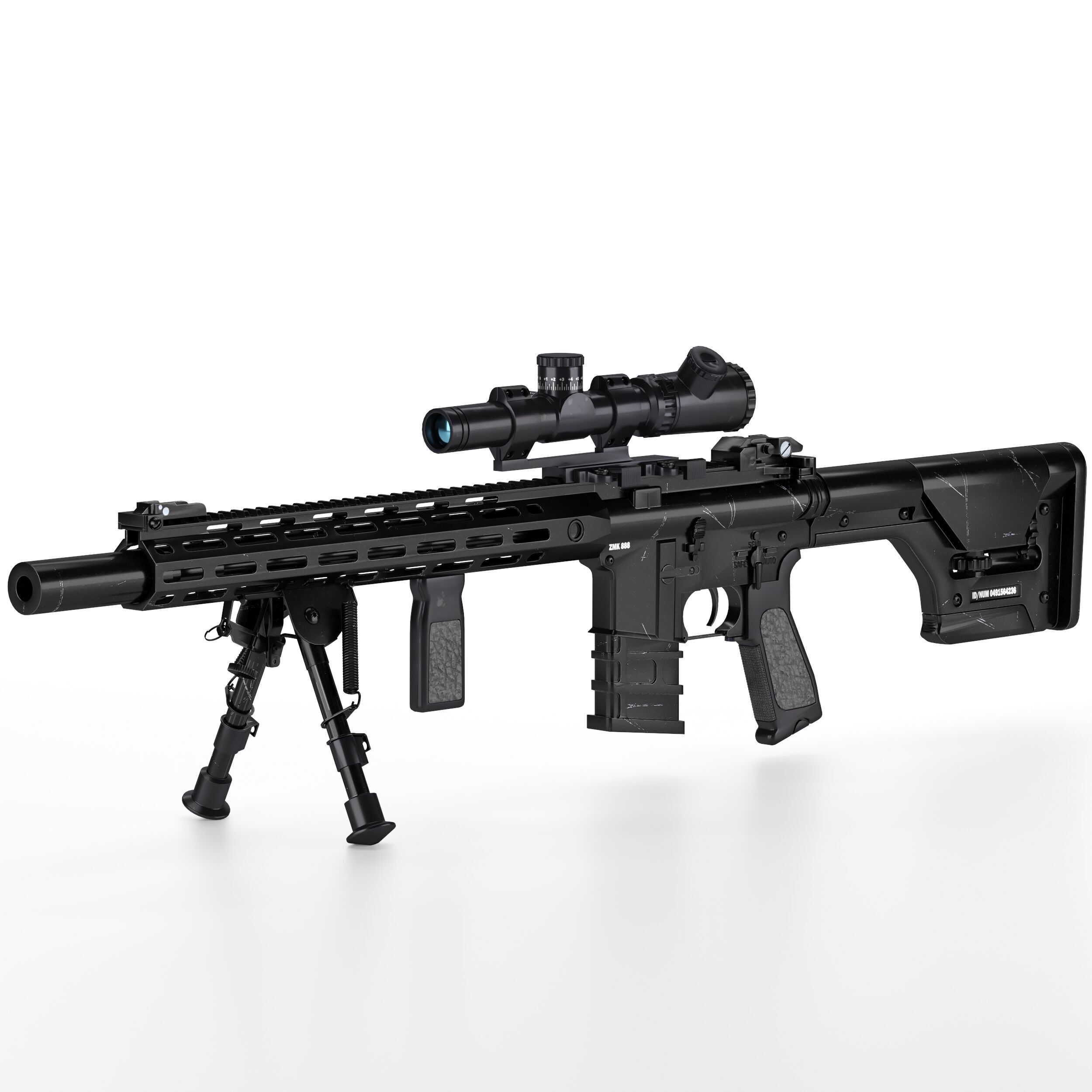 A and K Specialized DMR1 Low-poly 3D model_10
