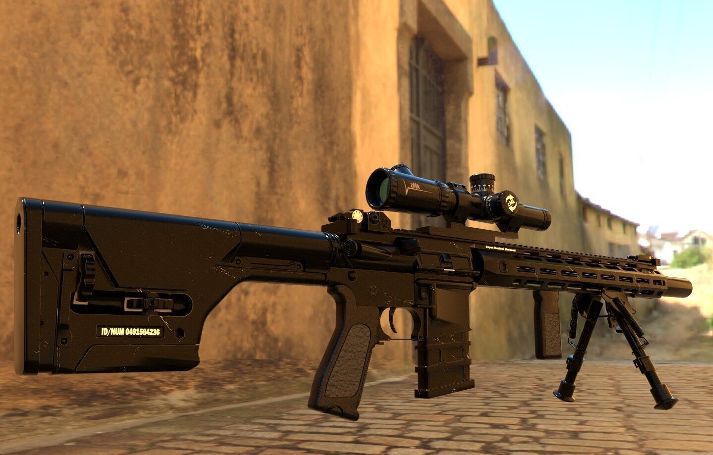 A and K Specialized DMR1 Low-poly 3D model_1