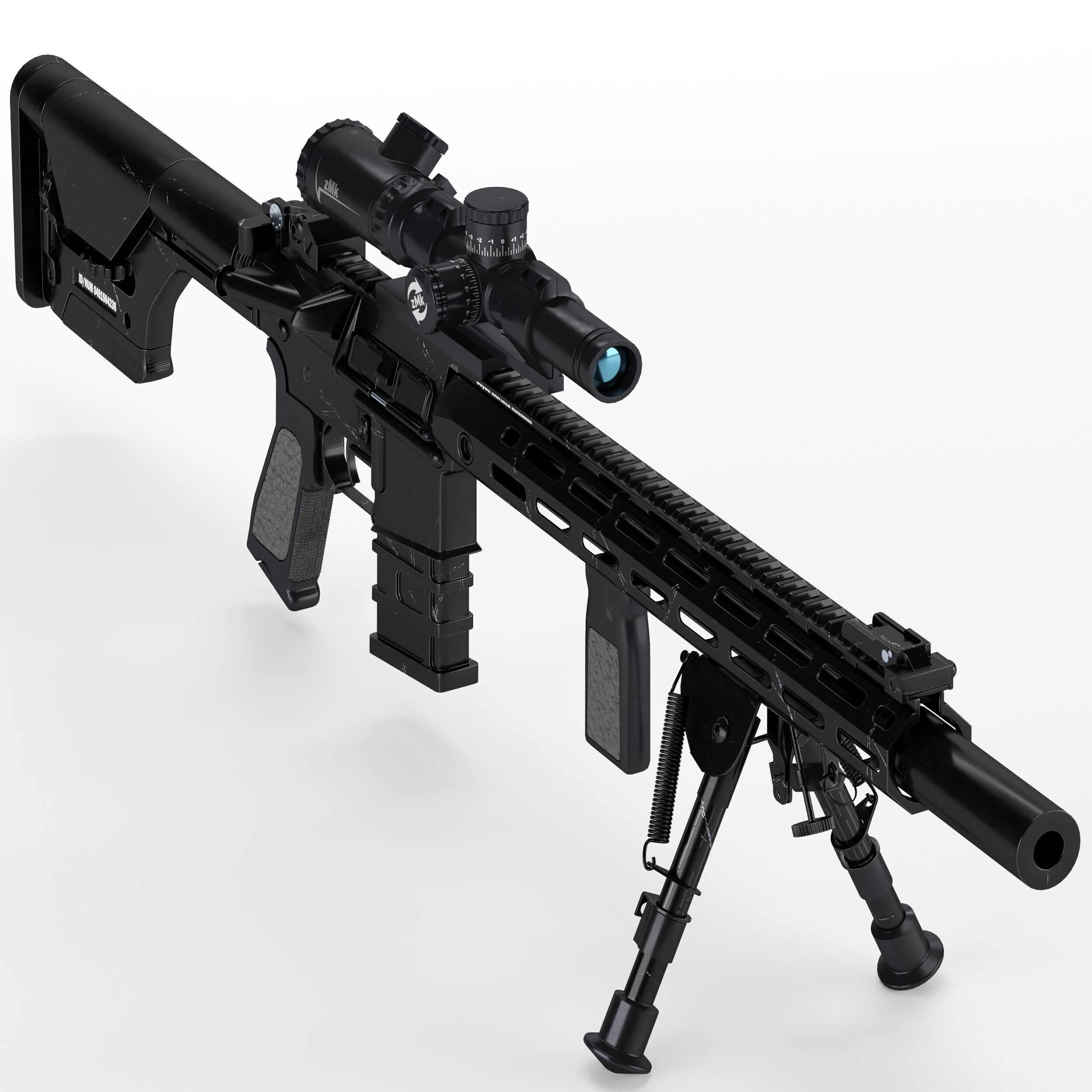 A and K Specialized DMR1 Low-poly 3D model_5