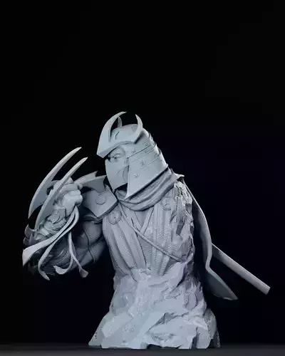 Shredder Bust TNMT - STL