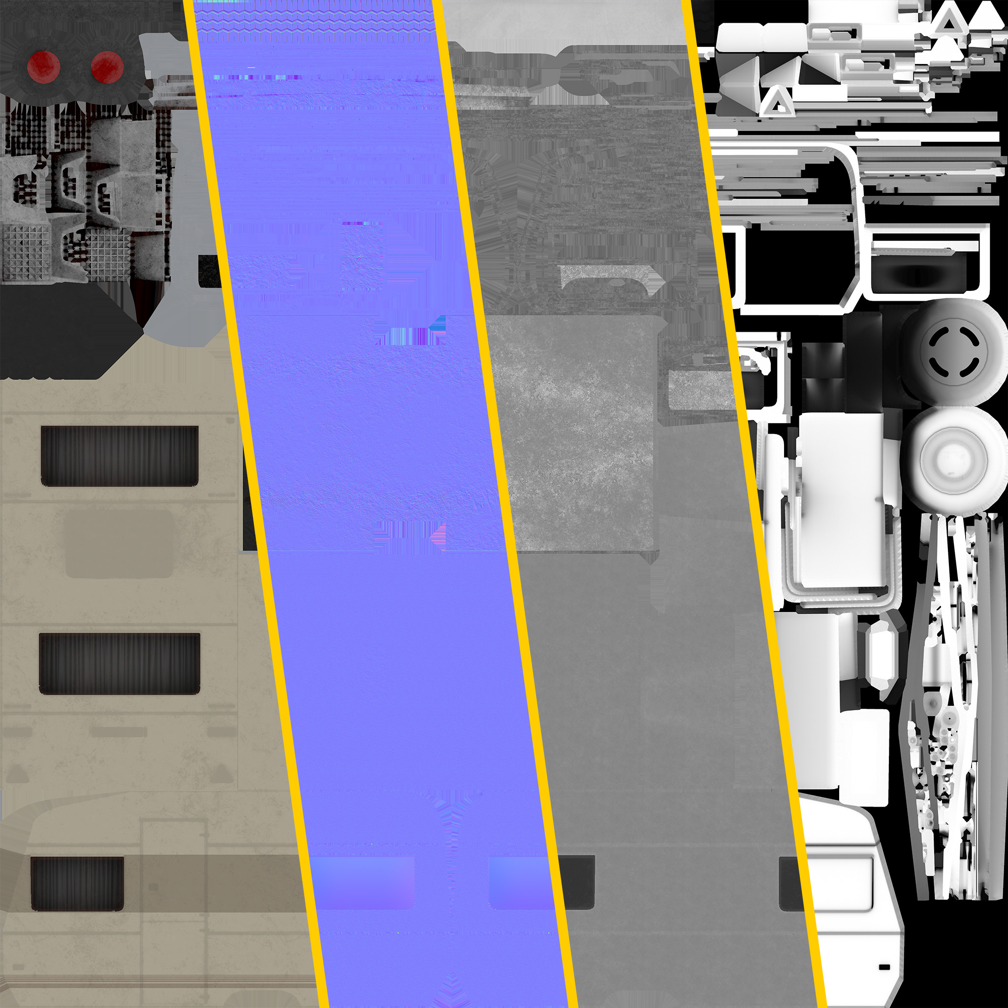 Caravan Trailer 6M Low-poly 3D model_18