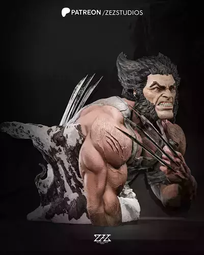 Wolverine Bust - STL