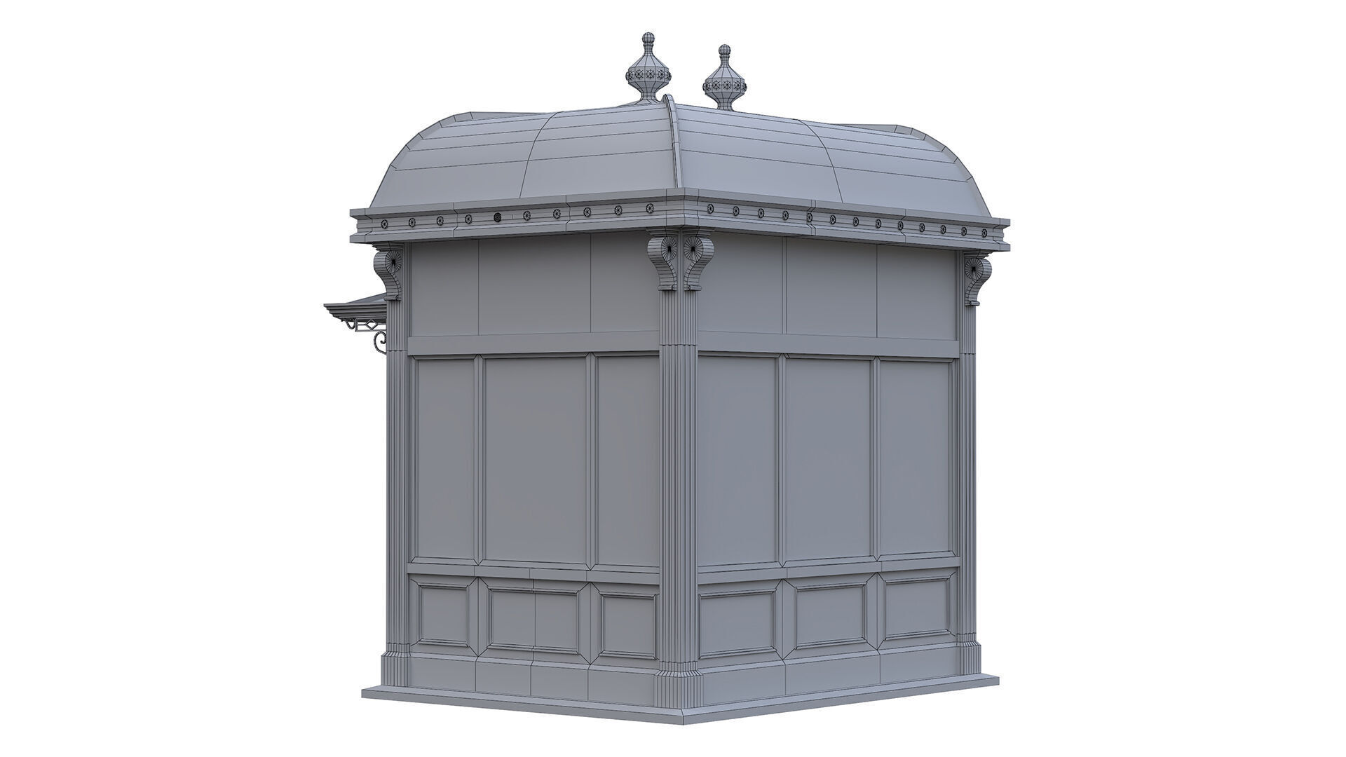  NYC city hall subway station 01 Low-poly 3D model_10