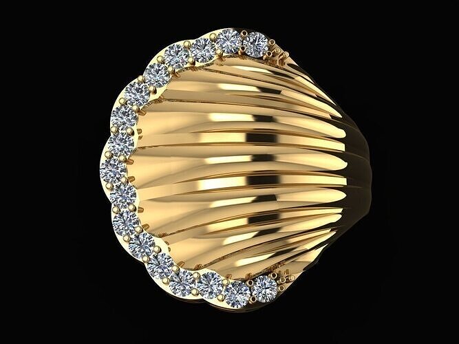 shell ring  Free 3D print model