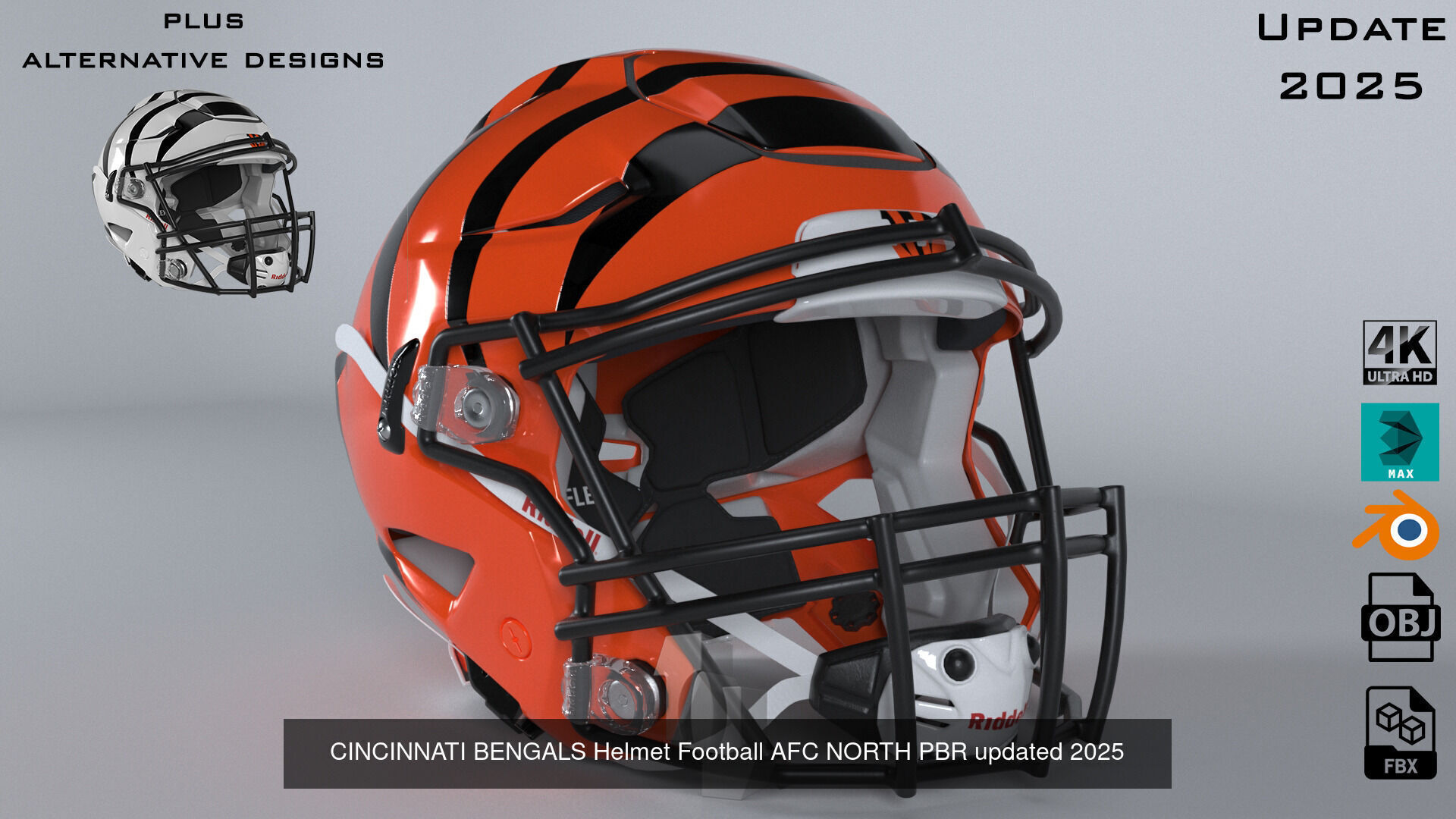 Helmet Football NFL AFC North Collection PBR _3