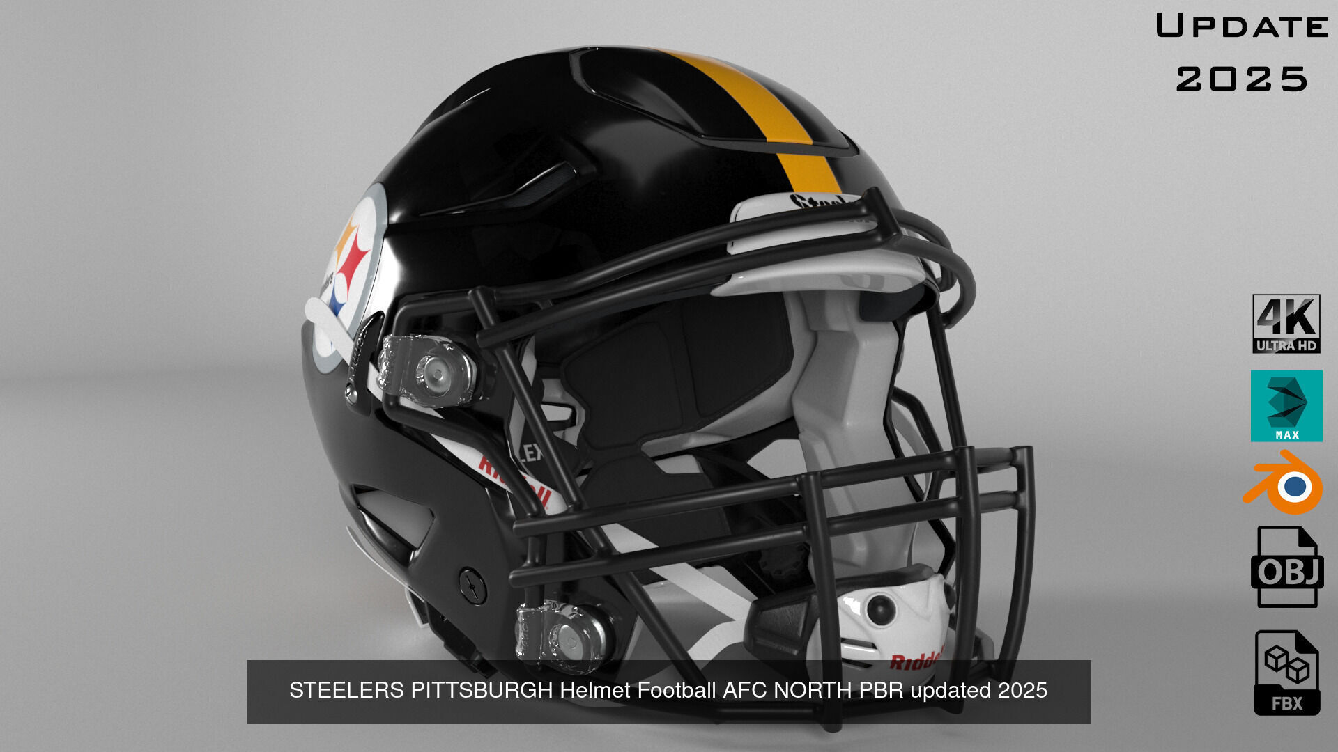Helmet Football NFL AFC North Collection PBR _2