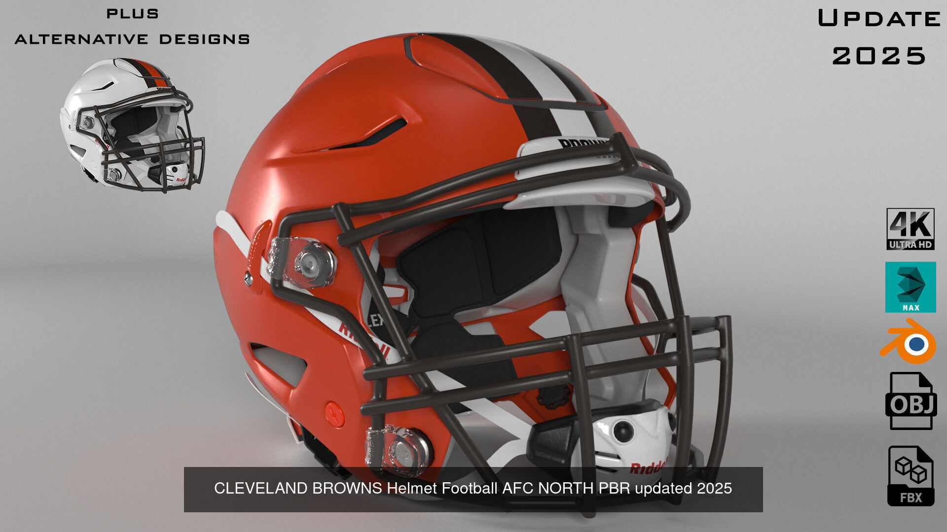 Helmet Football NFL AFC North Collection PBR _4