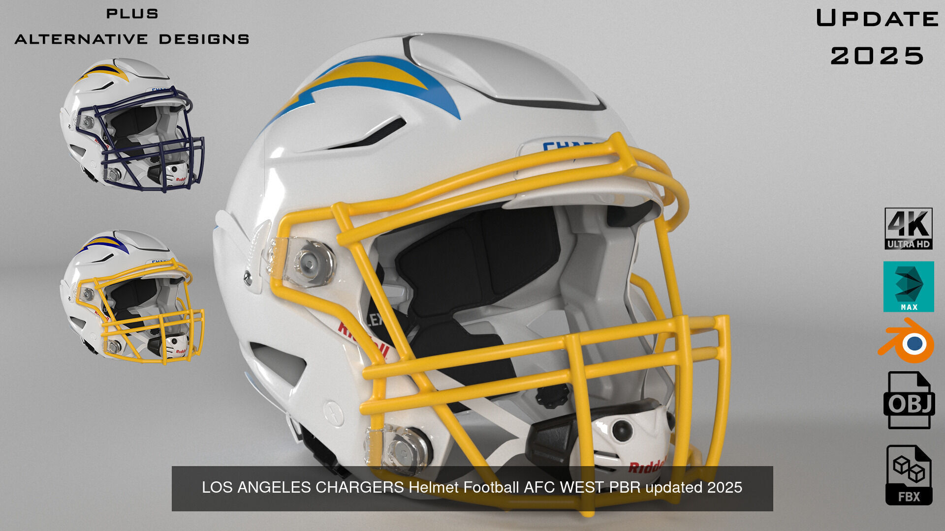 Helmet Football NFL AFC West Collection PBR _4