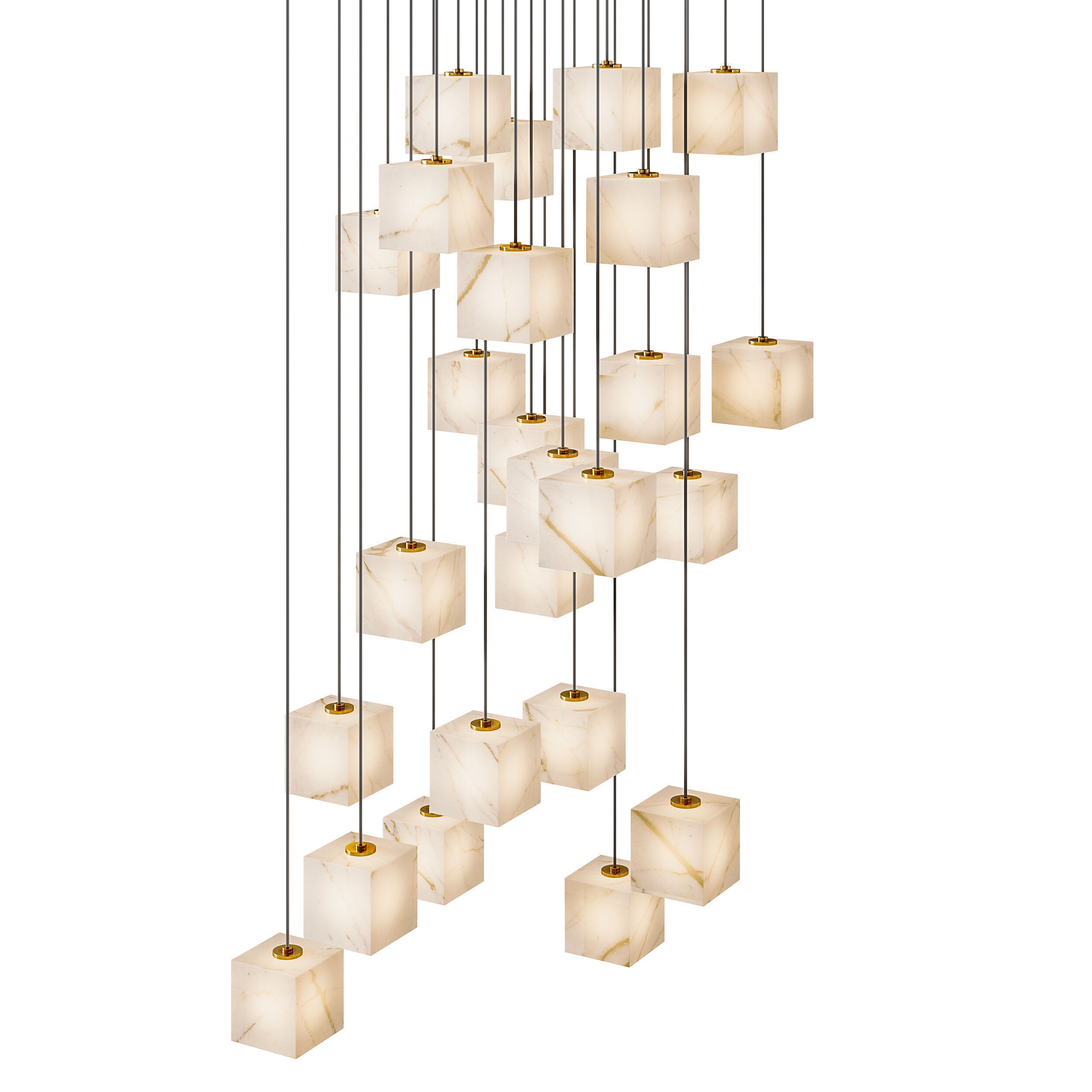 Chandelier Duboce 3D model_4