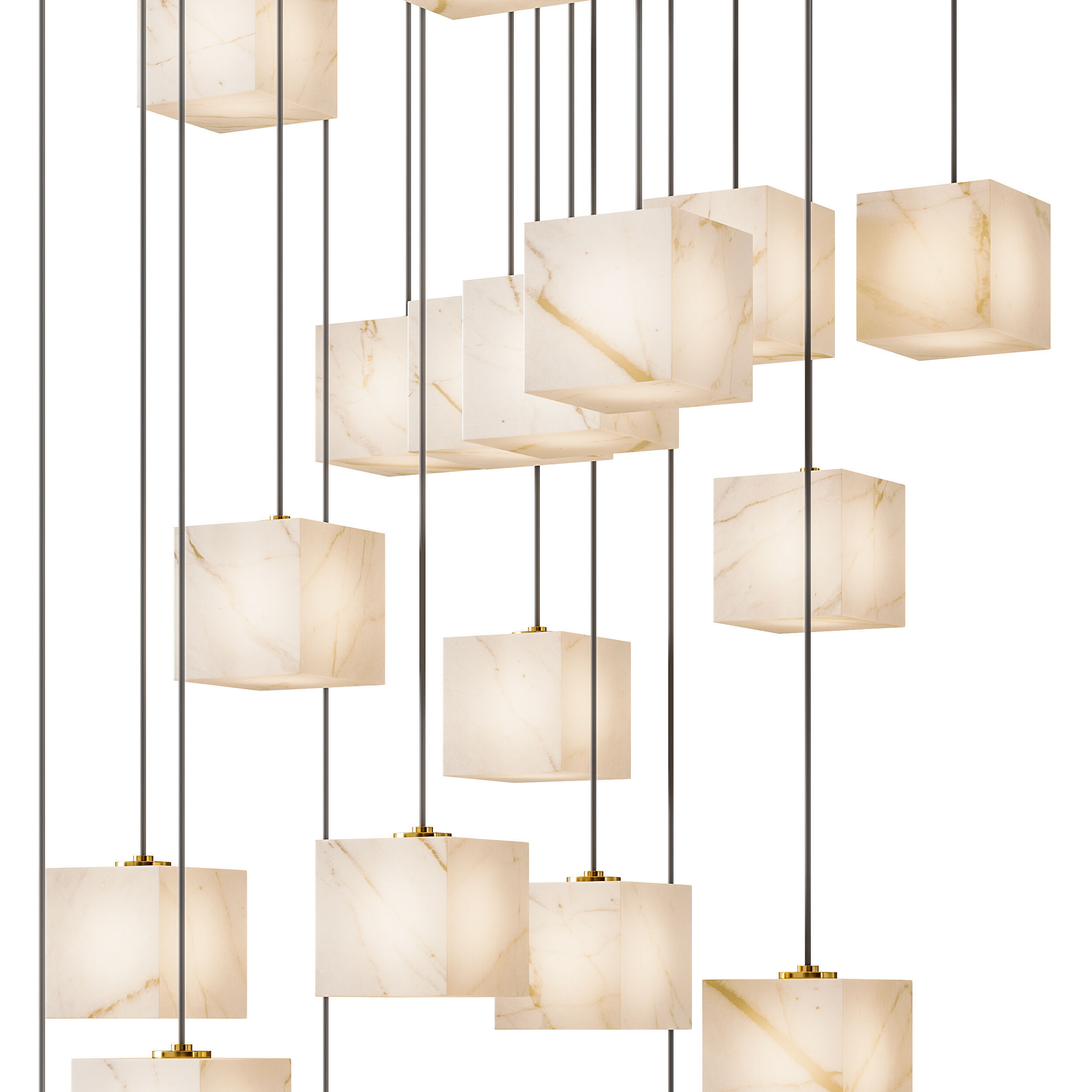 Chandelier Duboce 3D model_7