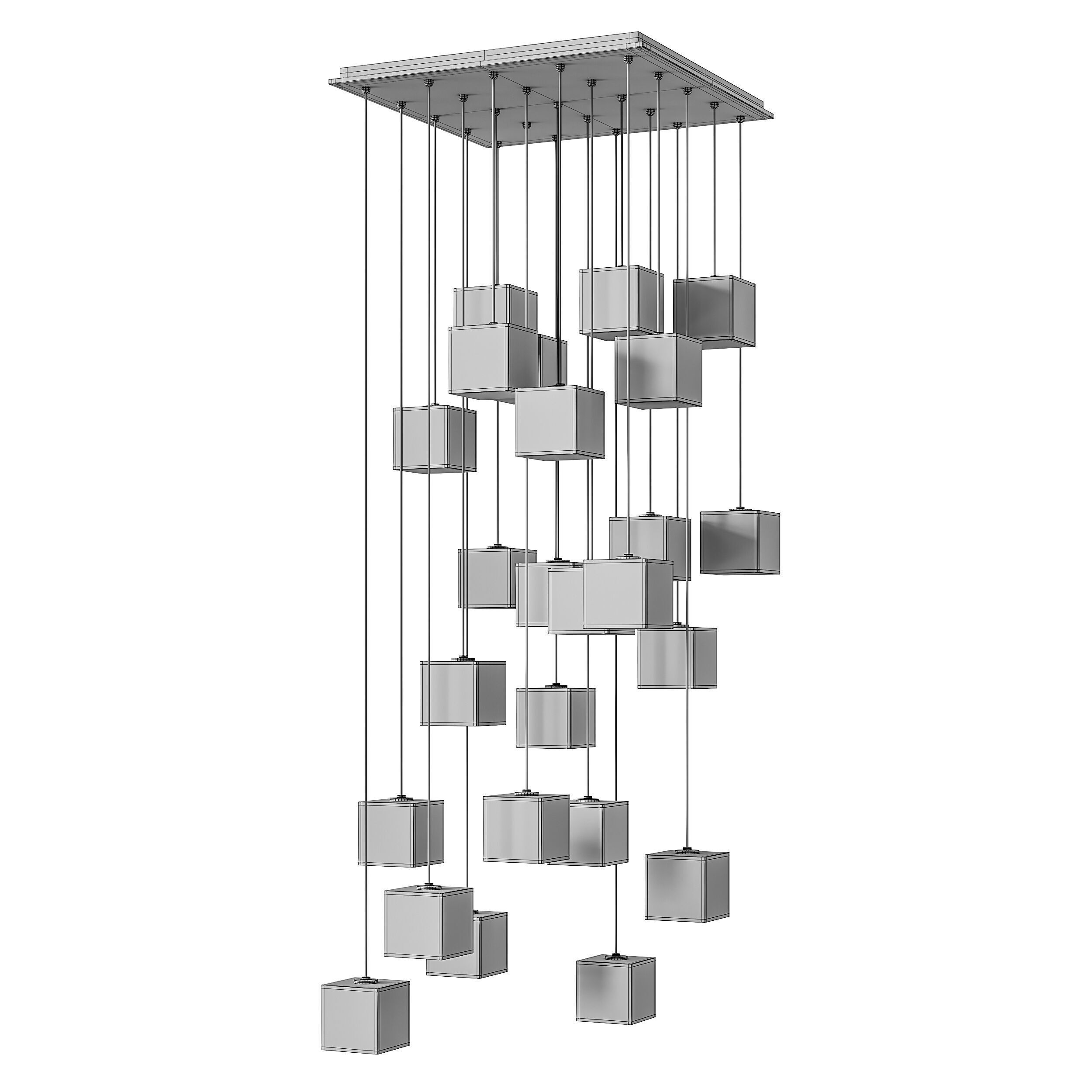 Chandelier Duboce 3D model_13