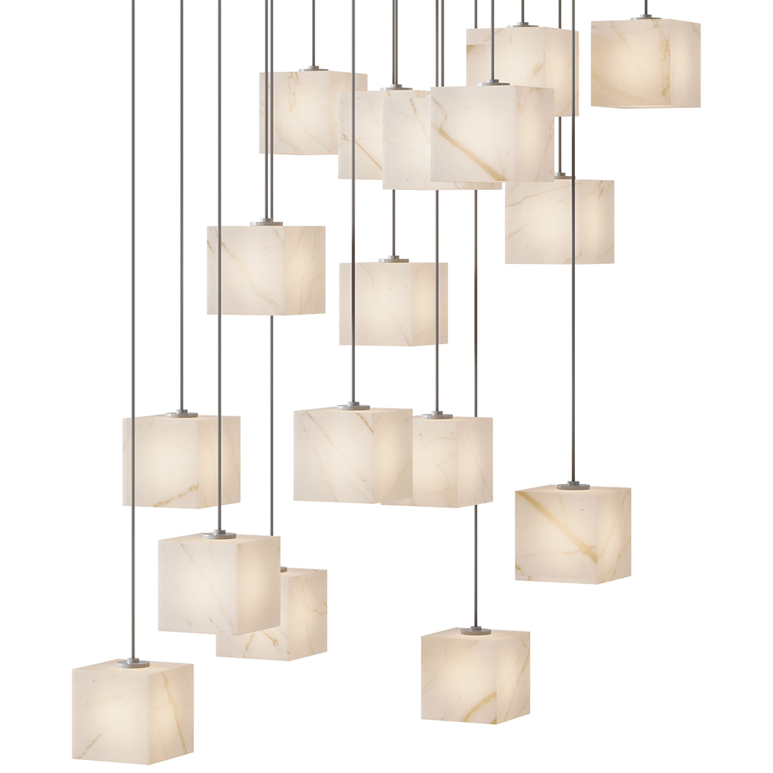 Chandelier Duboce 3D model_11