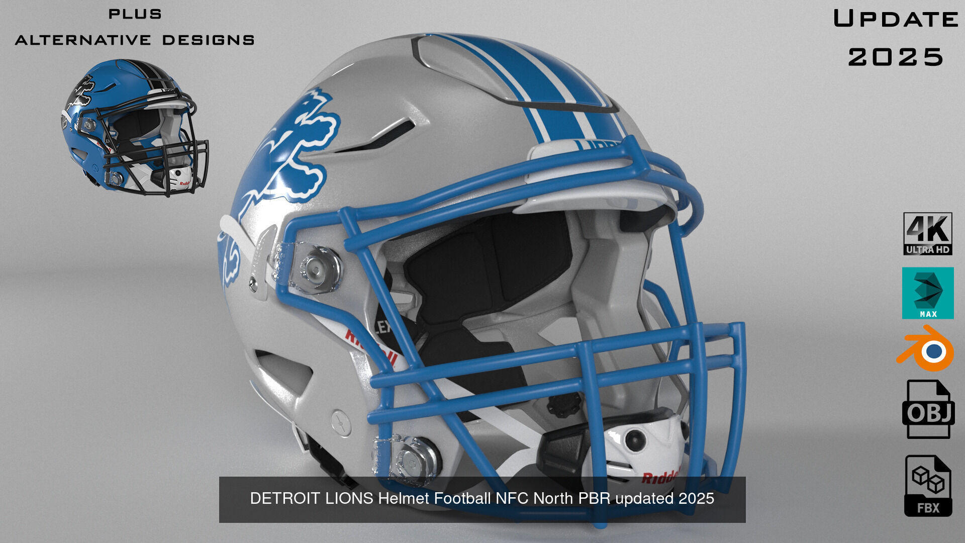 Helmet Football NFL NFC North Collection PBR _3