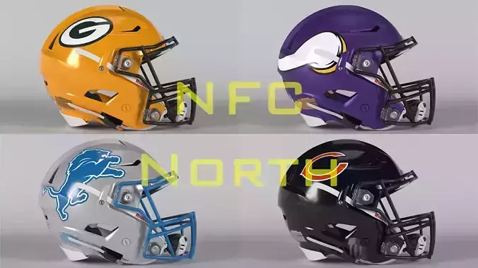 Helmet Football NFL NFC North Collection PBR Helmet Football NFL NFC North Collection PBR